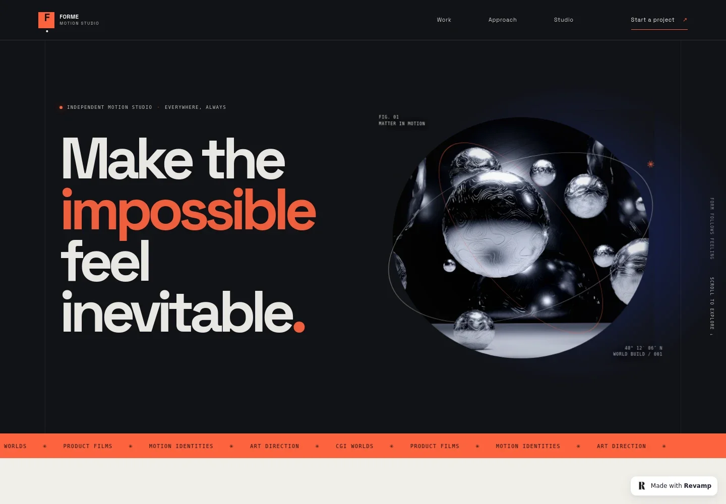 3D Animation Website Template