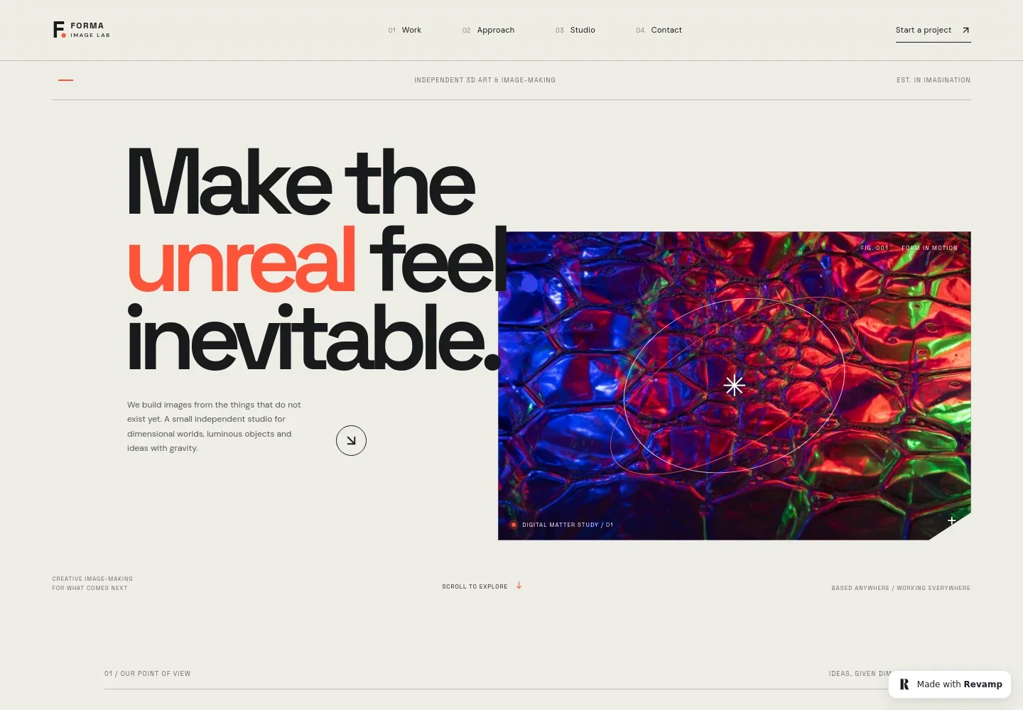 3D Artist Website Template