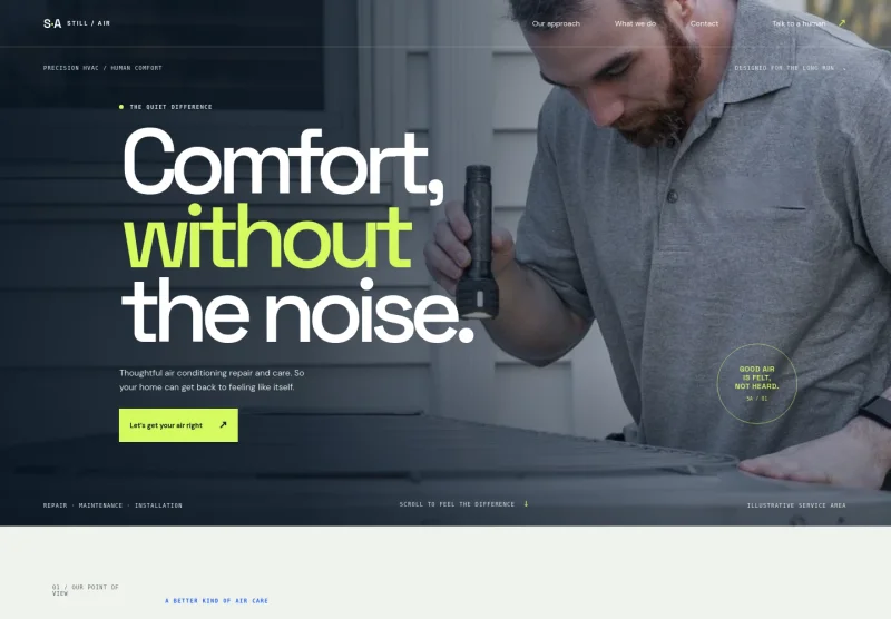 AC Repair Website Template