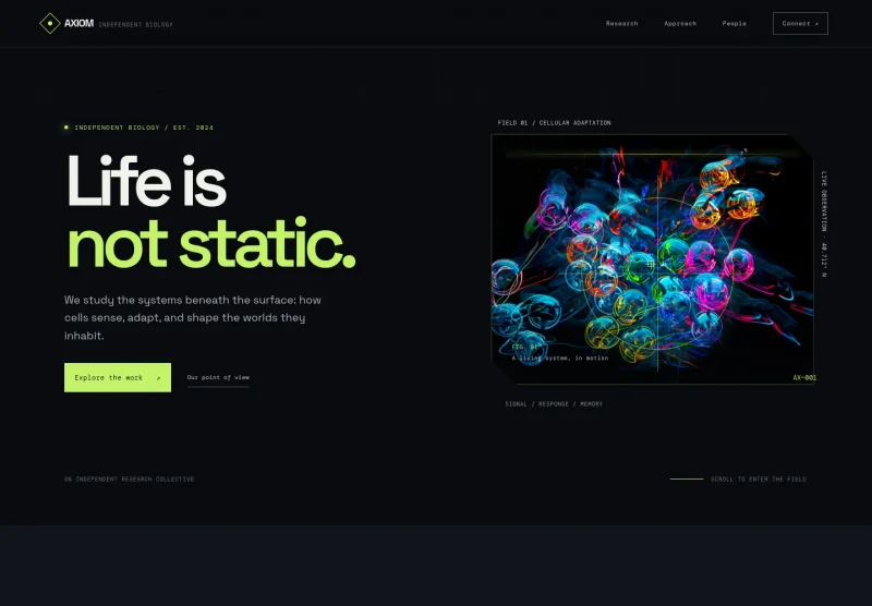Academic Lab Website Template