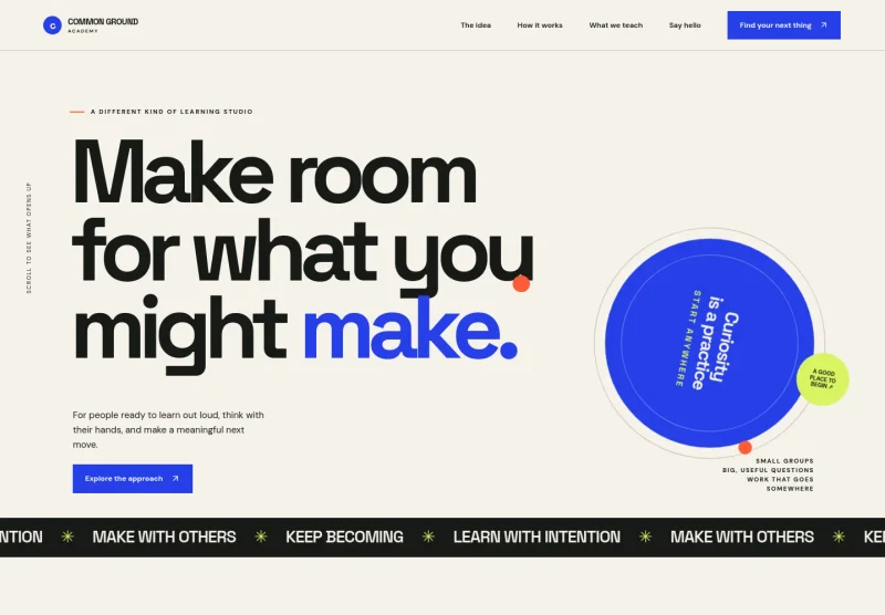 Academy Website Template