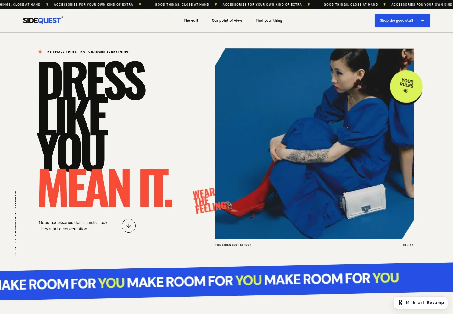 Accessory Store Website Template