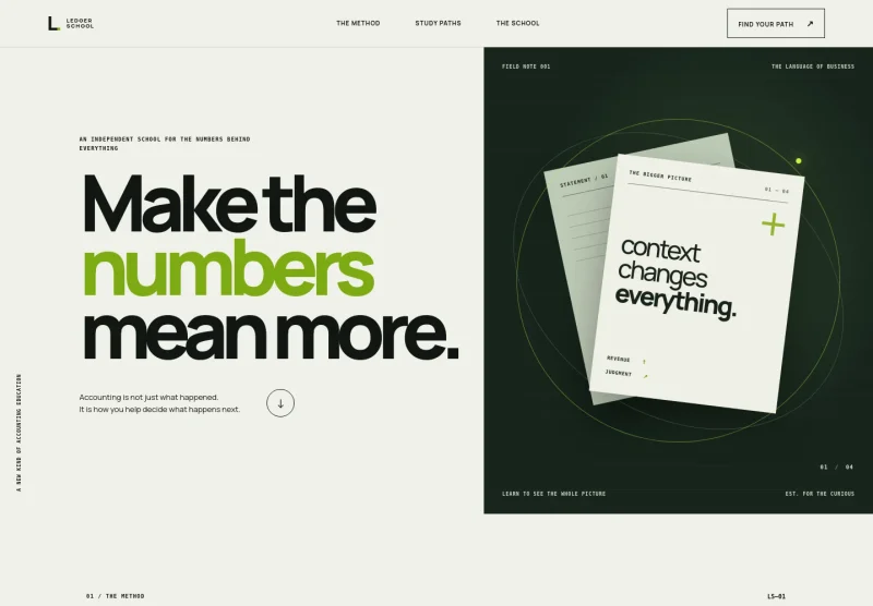 Accounting School Website Template
