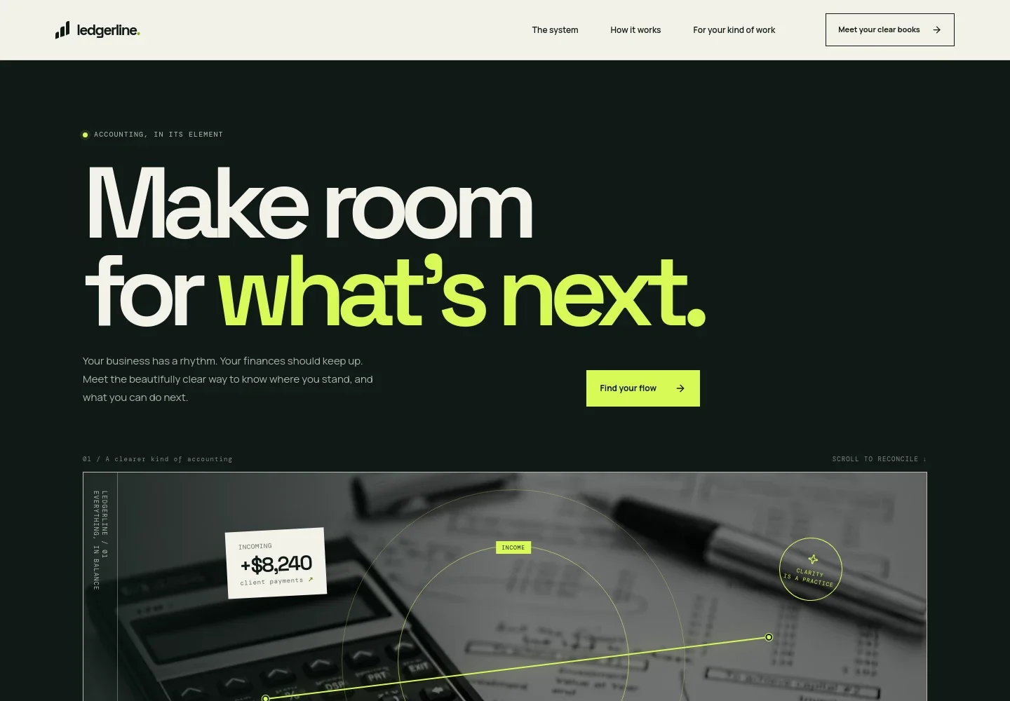 Accounting Software Website Template