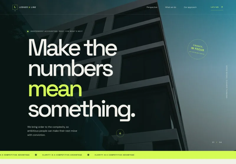 Accounting Website Template