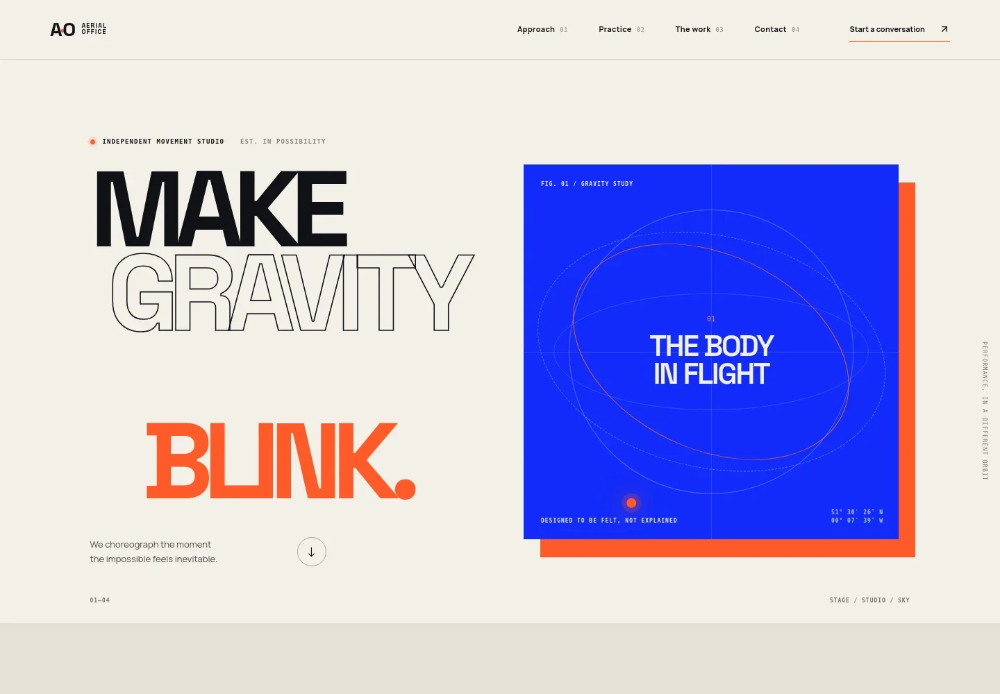Acrobat Website Template