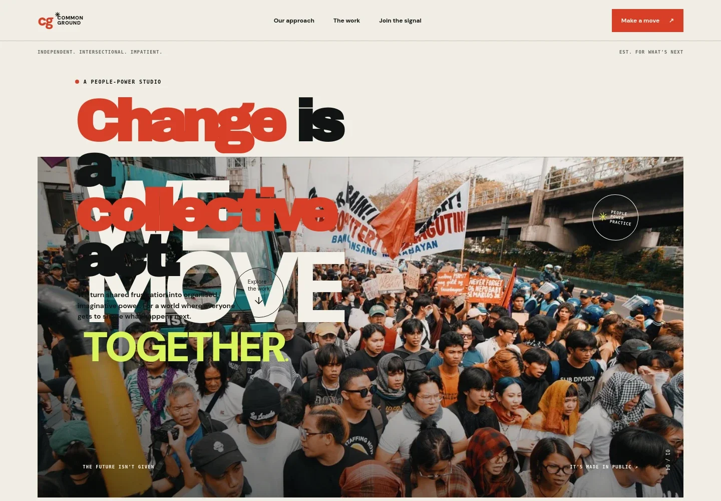 Activist Website Template