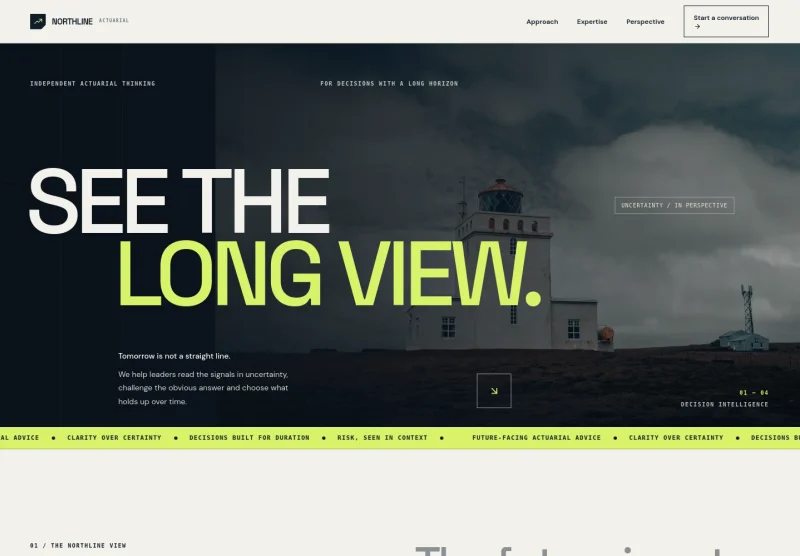 Actuary Website Template