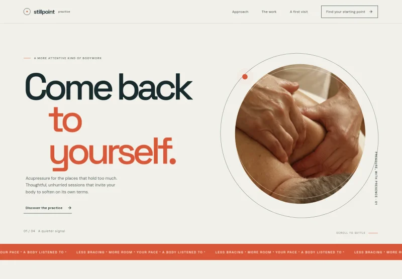 Acupressurist Website Template