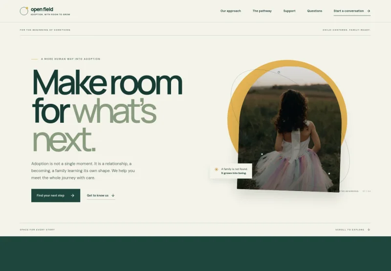 Adoption Agency Website Template
