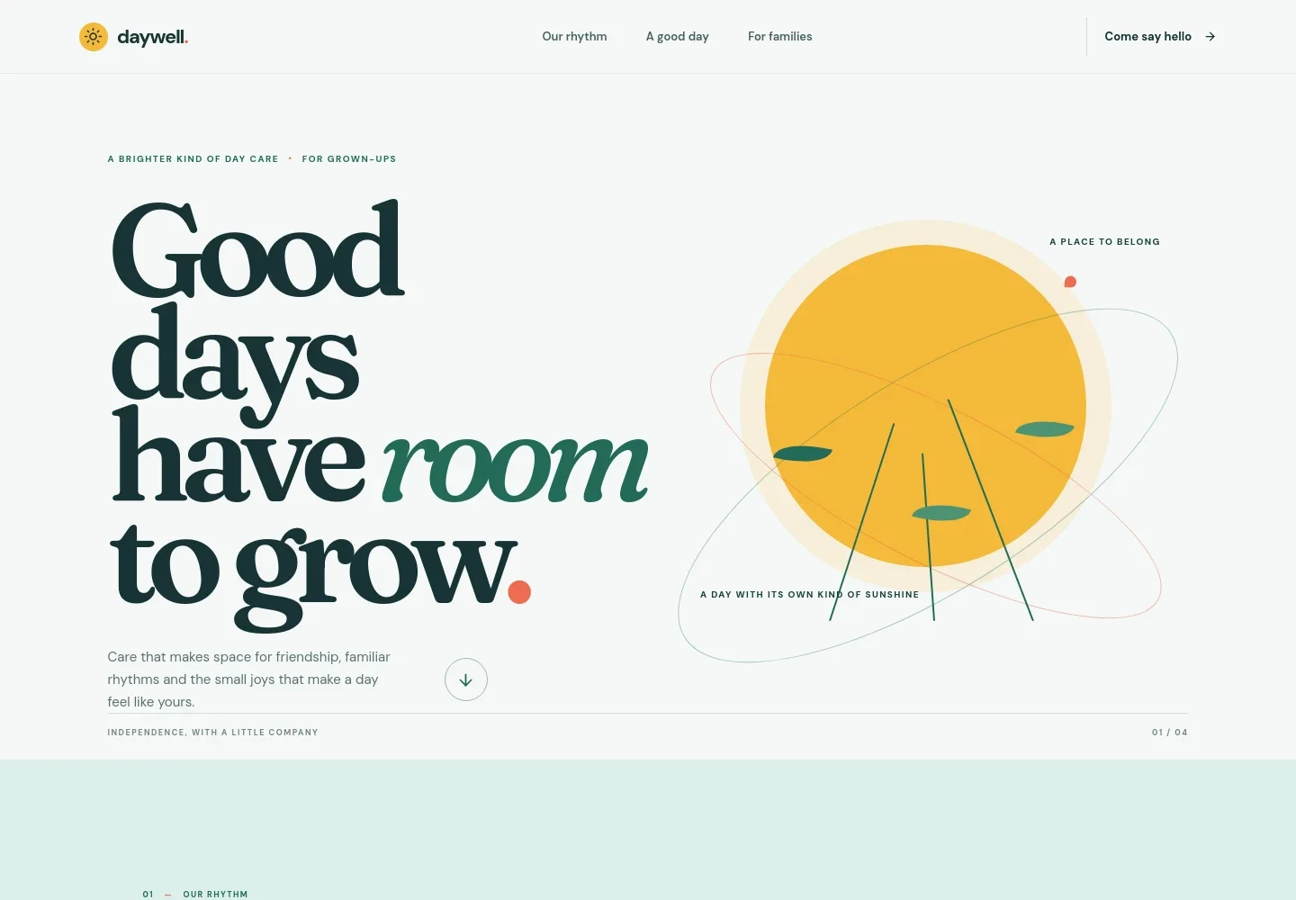 Adult Day Care Center Website Template