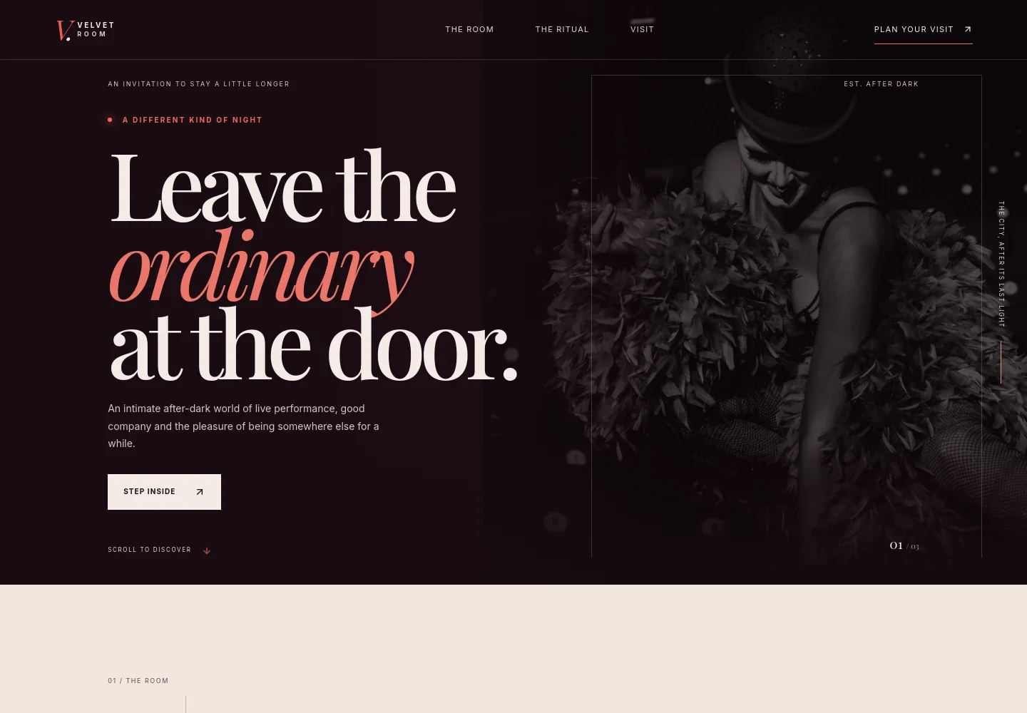 Adult Entertainment Club Website Template