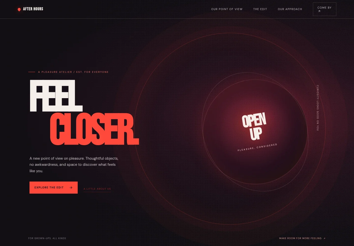 Adult Entertainment Store Website Template