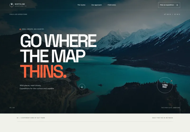 Adventure Tours Website Template