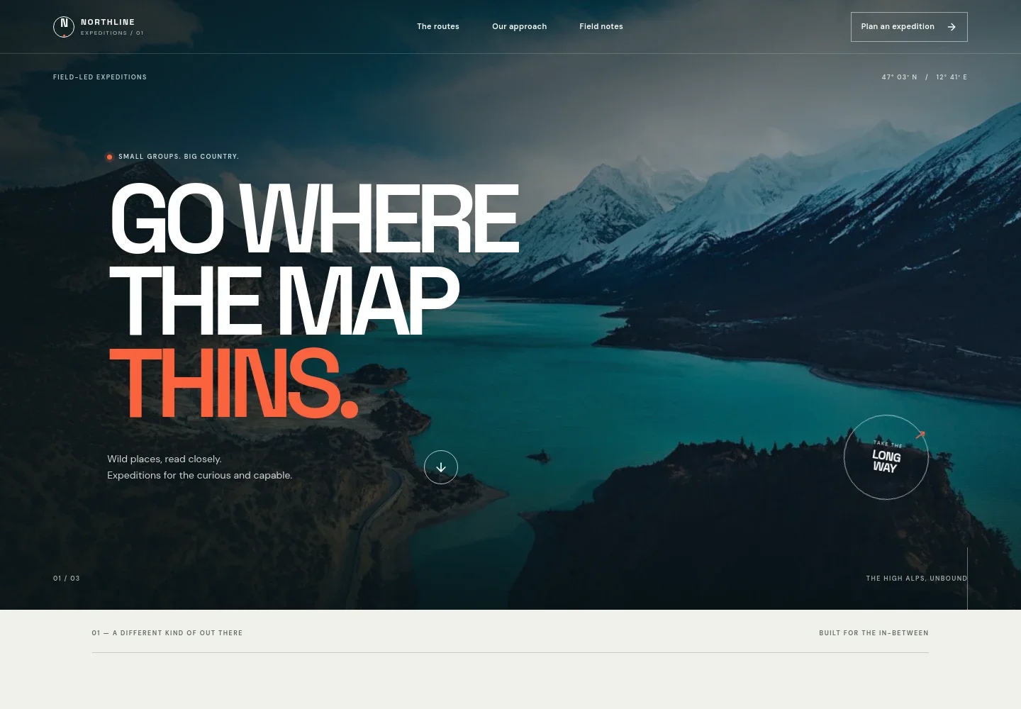 Adventure Tours Website Template