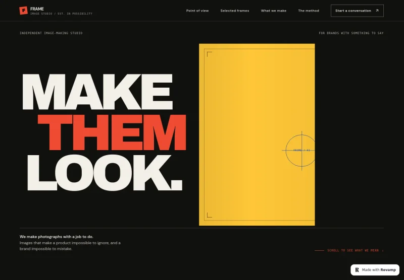 Advertising Photography Website Template
