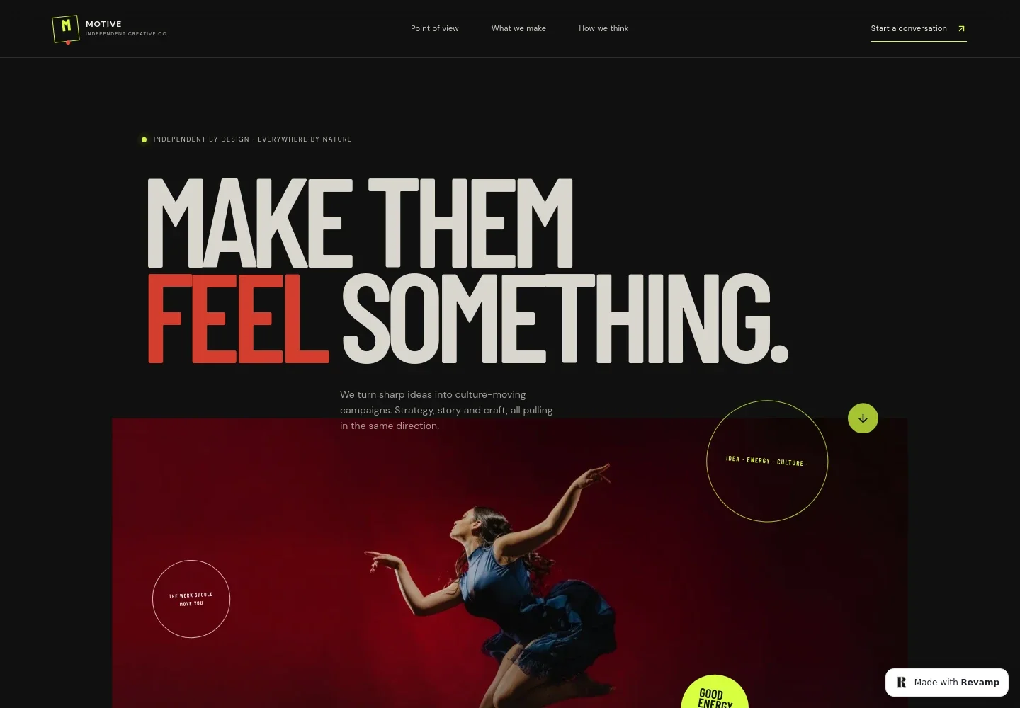 Advertising Website Template