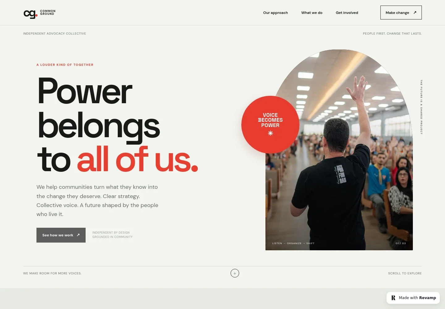 Advocacy Website Template