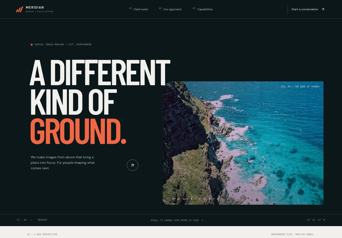 Aerial Photography Website Template