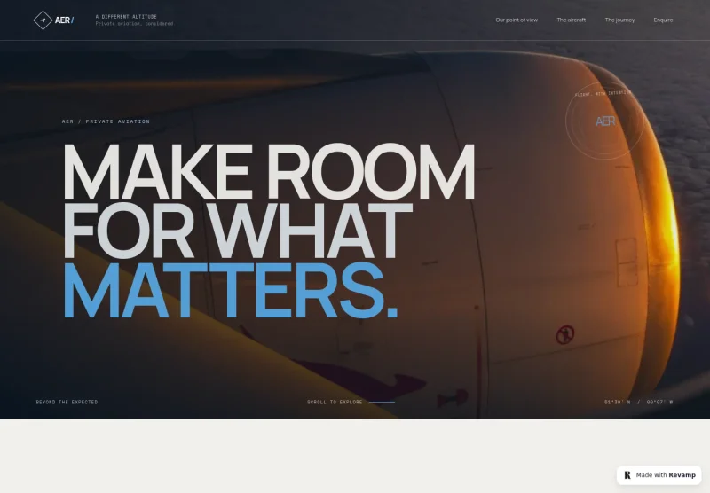 Aeroplane Website Template