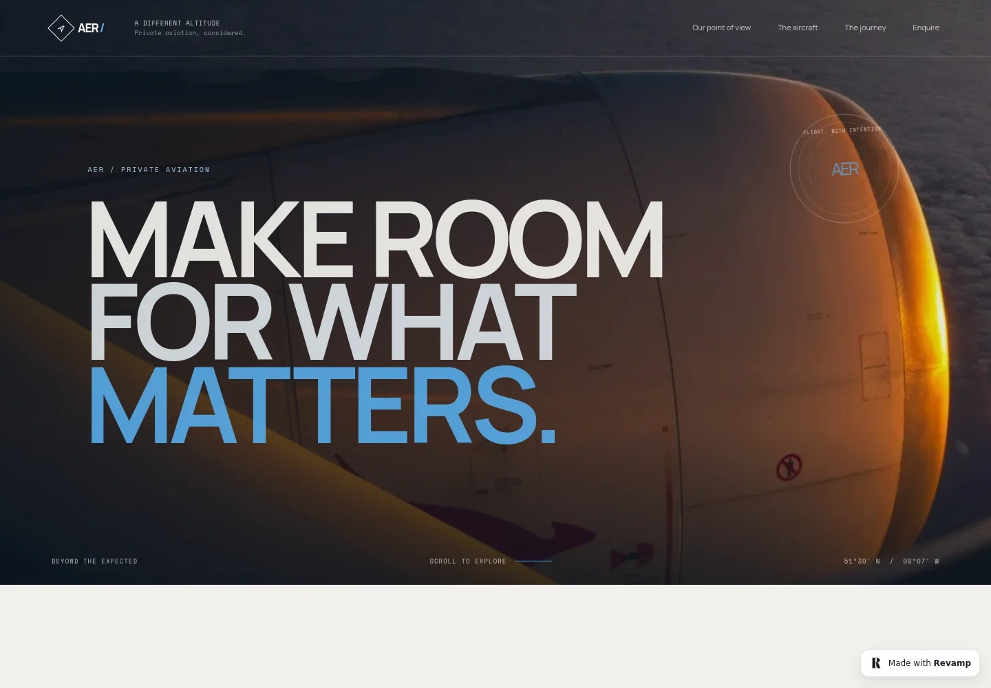 Aeroplane Website Template