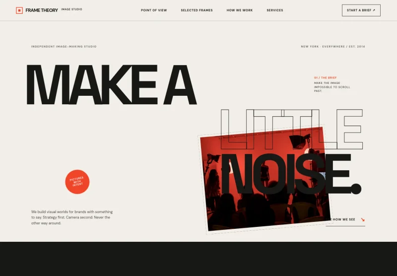 Agency Photography Website Template