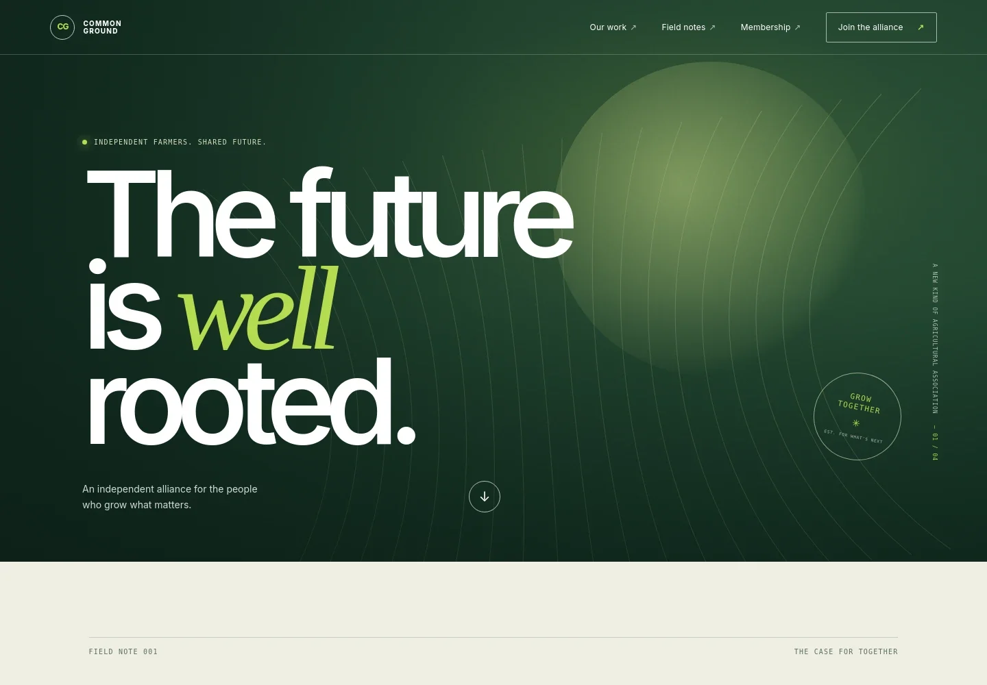 Agricultural Association Website Template