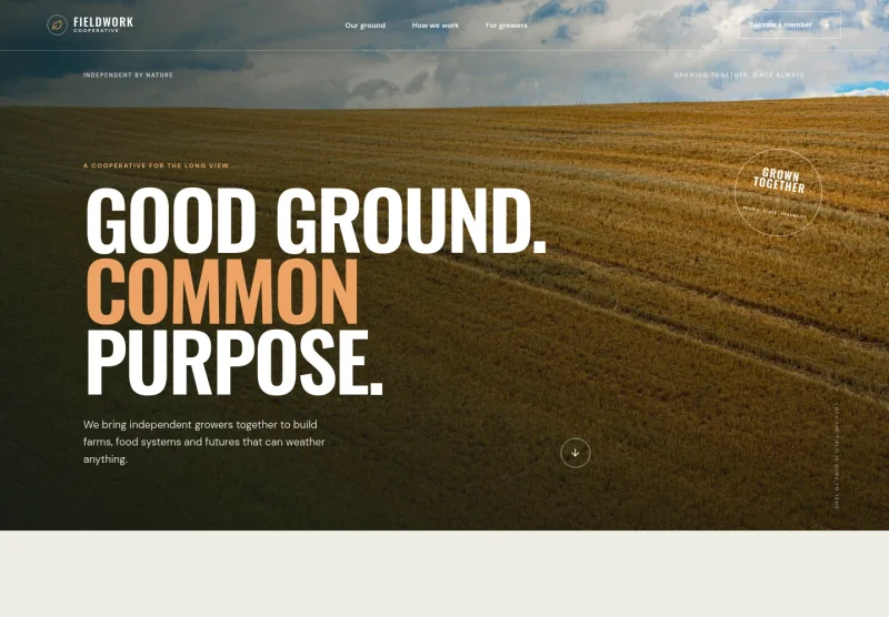 Agricultural Cooperative Website Template