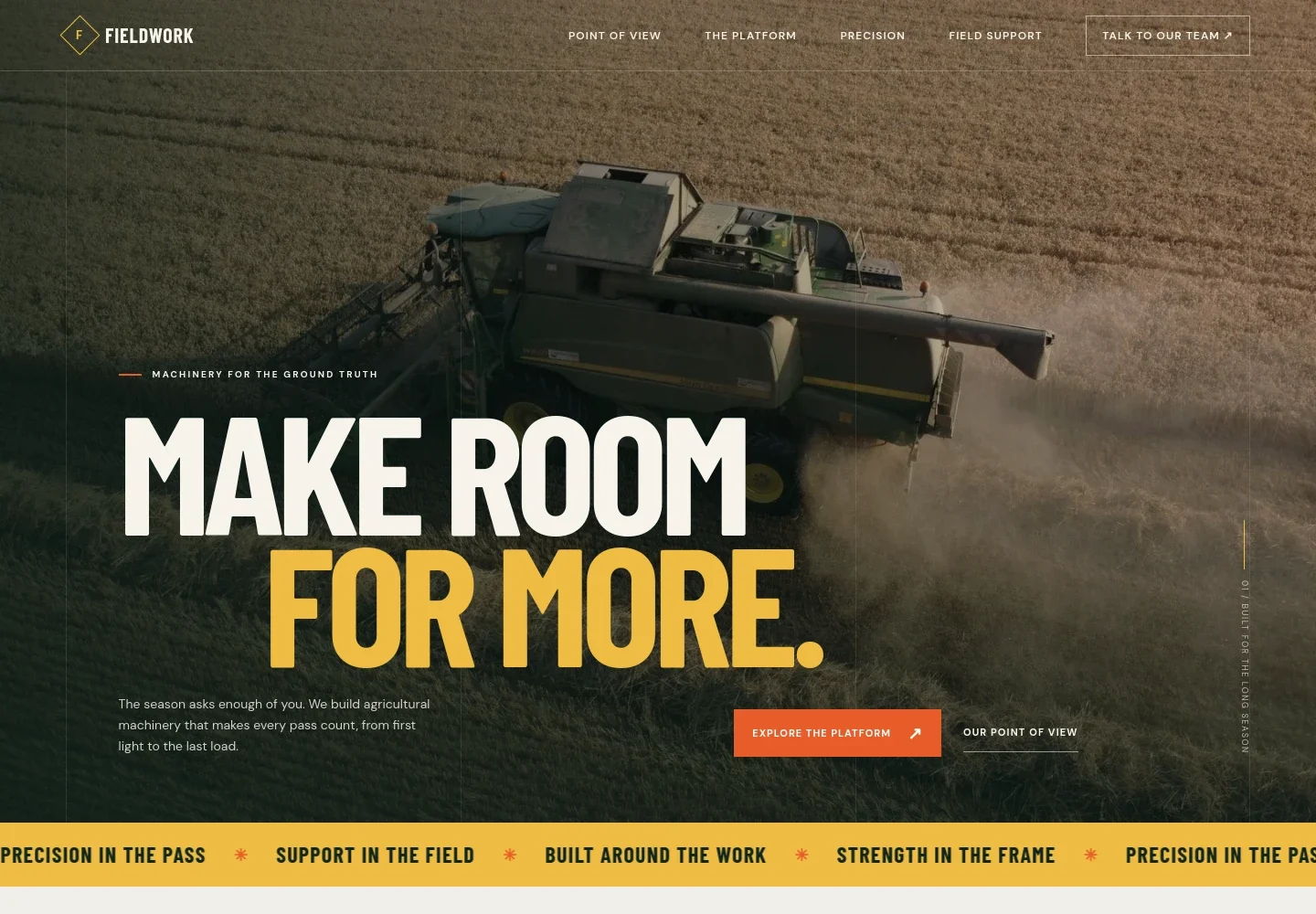 Agricultural Machinery Website Template
