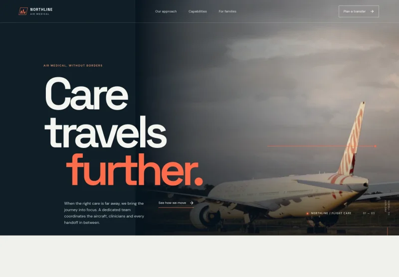 Air Ambulance Service Website Template