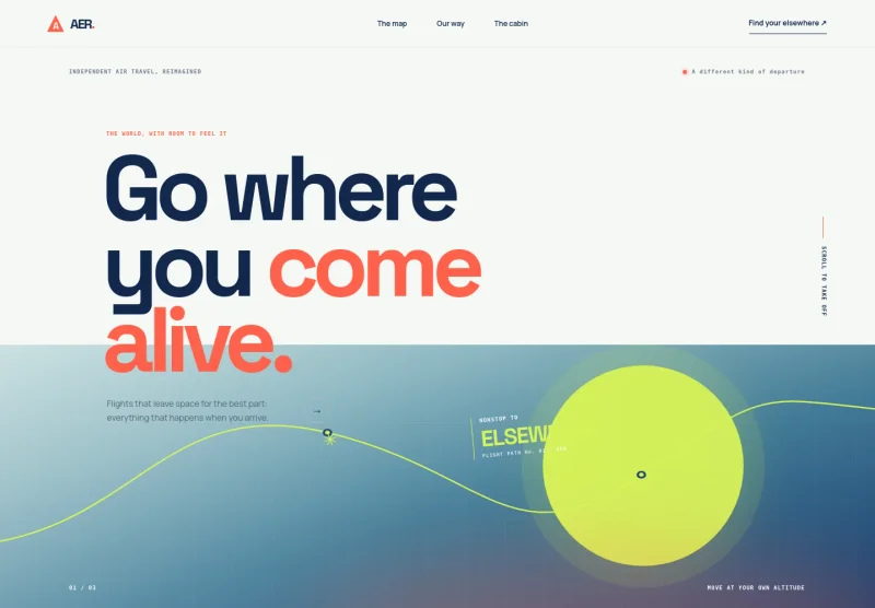 Air Travel Website Template