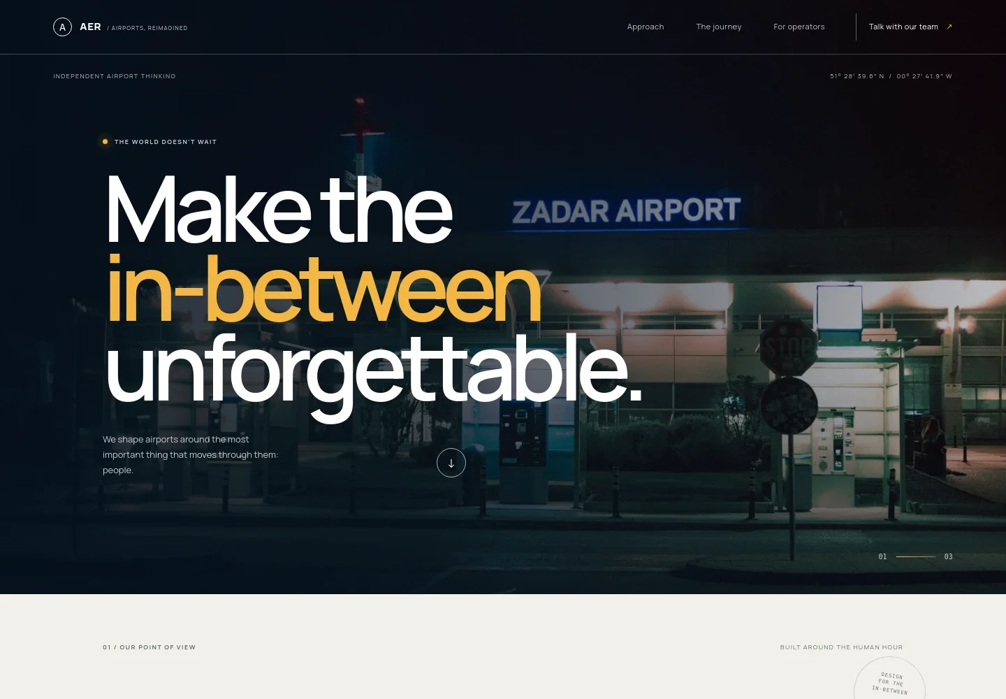 Airport Website Template