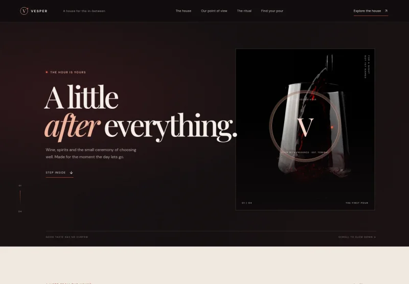 Alcohol Website Template