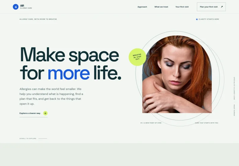 Allergist Website Template