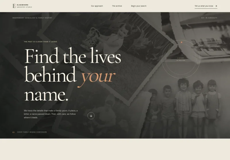 Ancestry Website Template