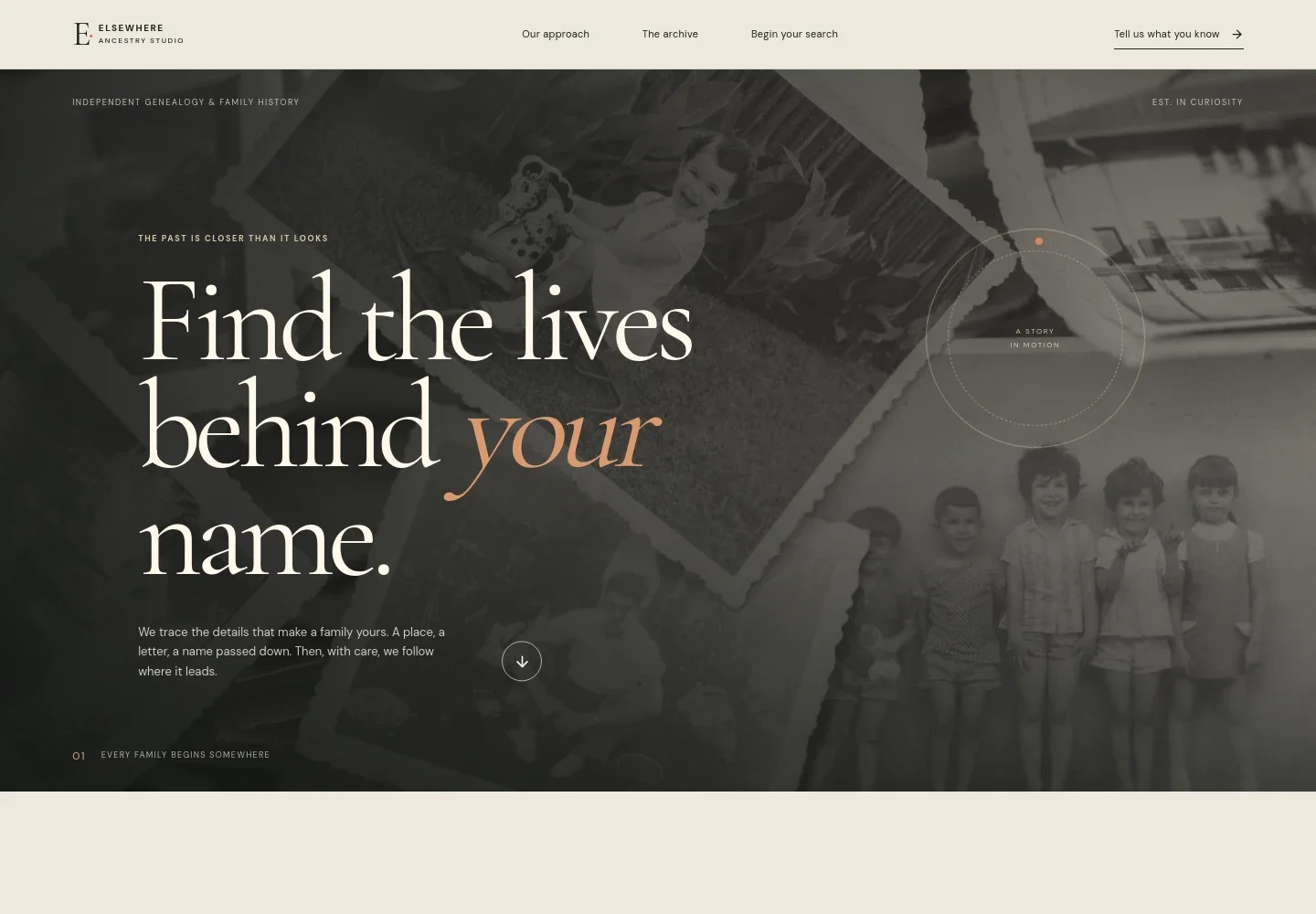 Ancestry Website Template