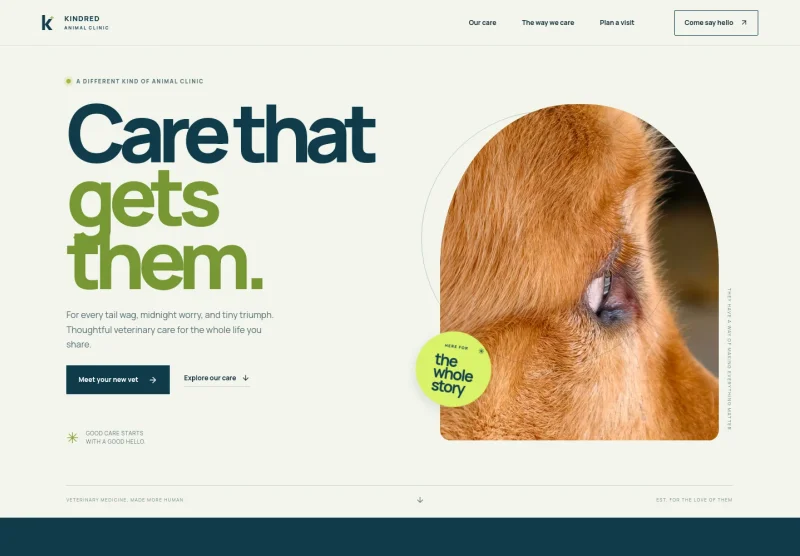 Animal Clinic Website Template