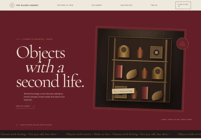 Antique Store Website Template