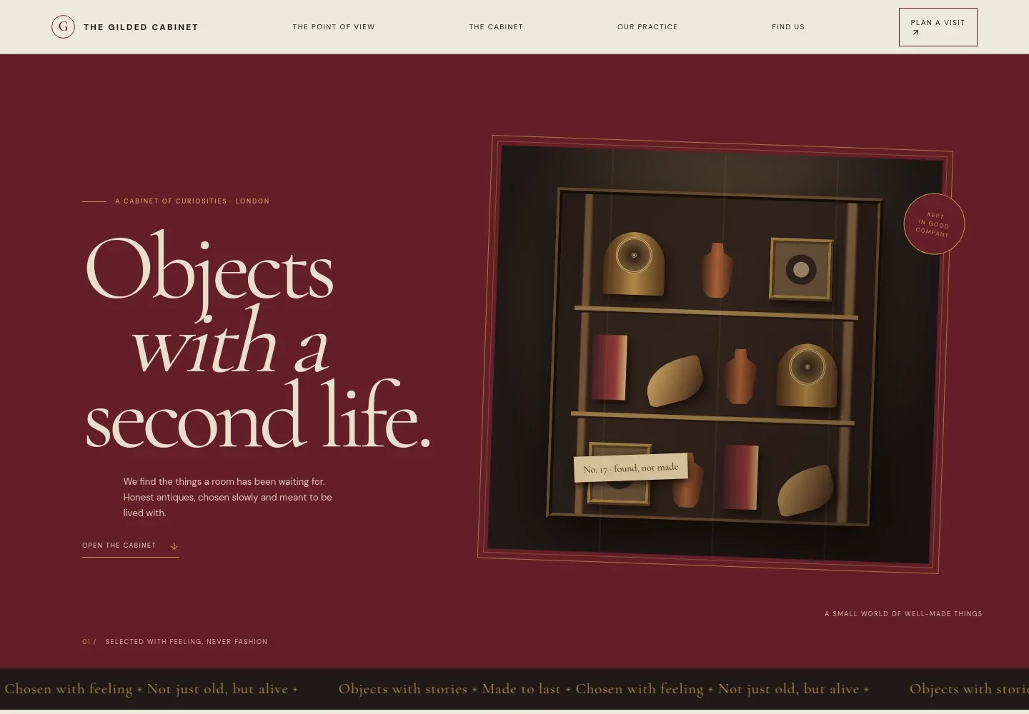 Antique Store Website Template