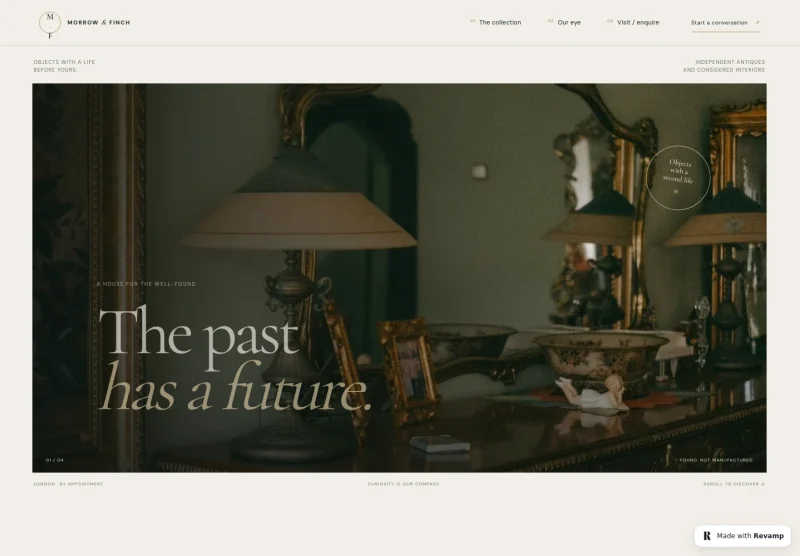 Antiques Website Template