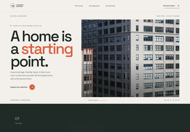 Apartment Rental Website Template
