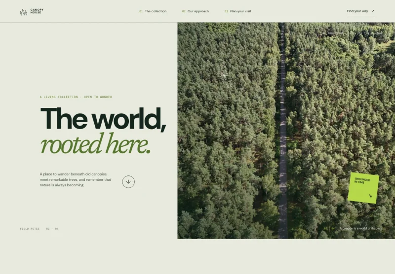 Arboretum Website Template