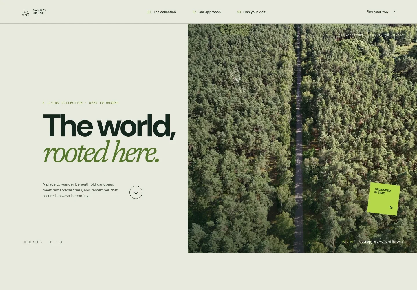 Arboretum Website Template
