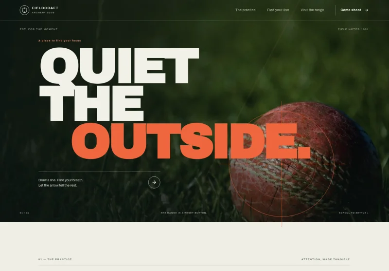 Archery Club Website Template