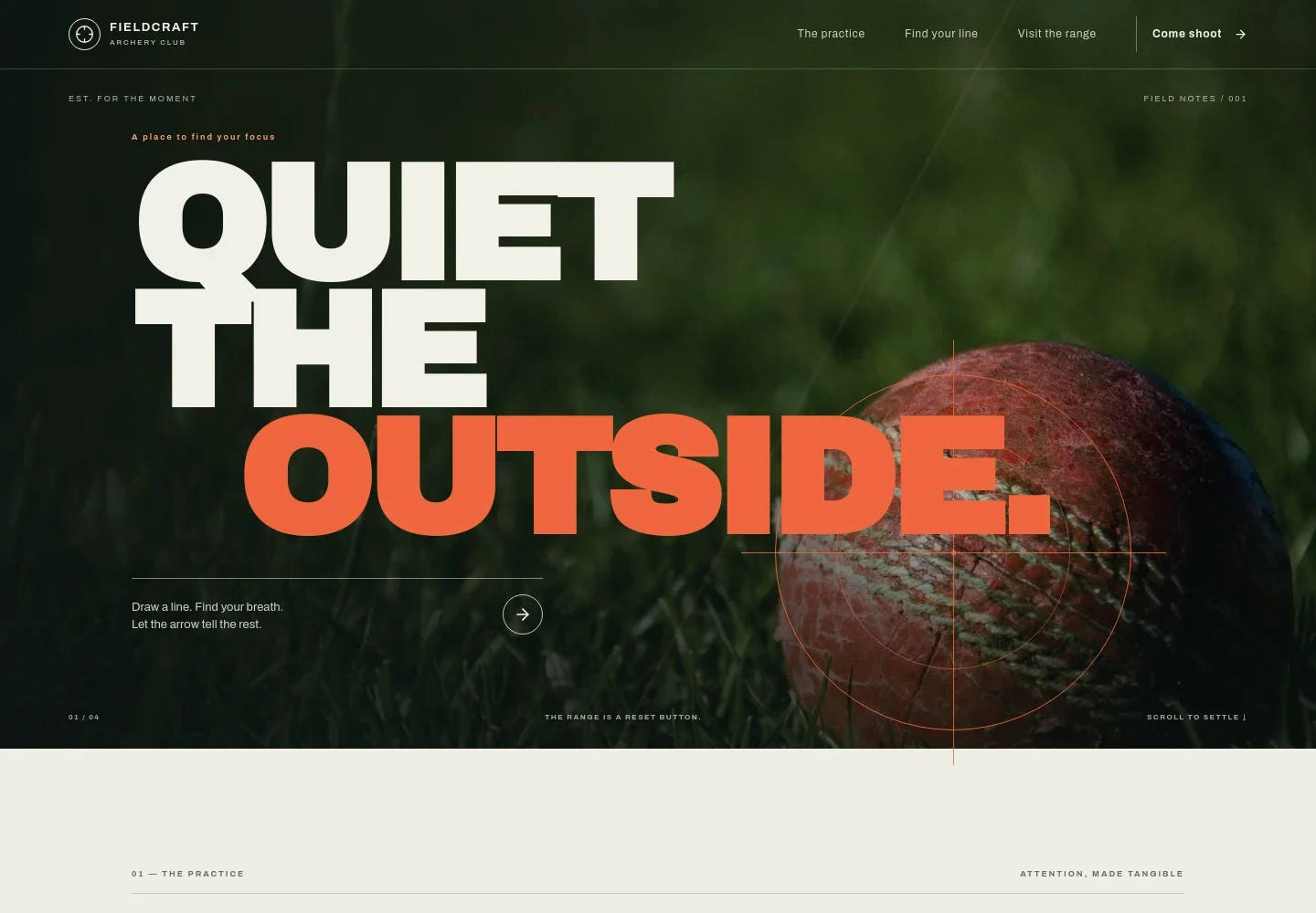 Archery Club Website Template