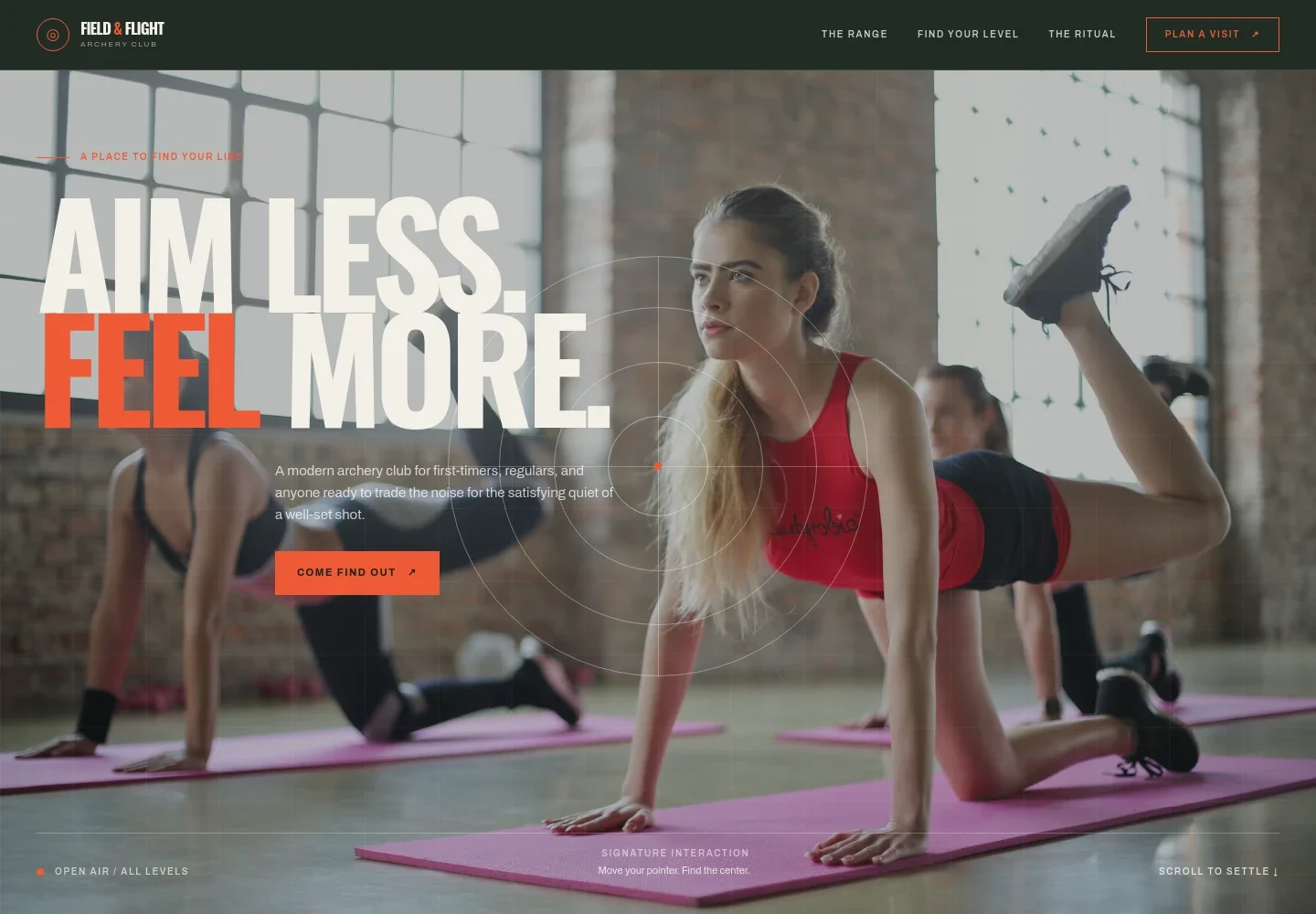 Archery Range Website Template