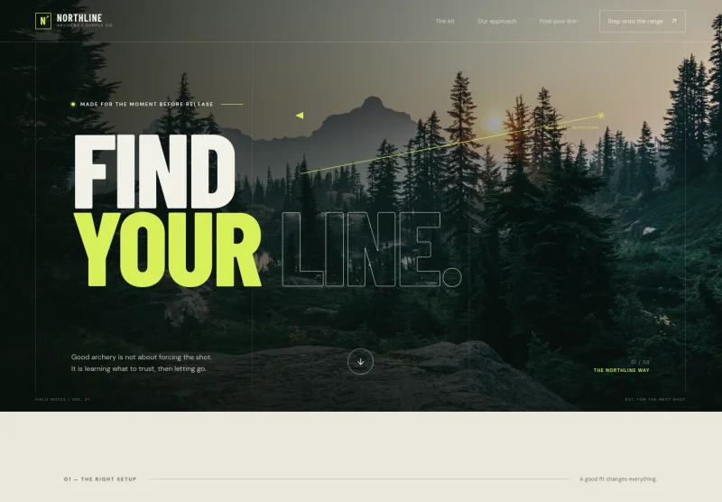 Archery Store Website Template