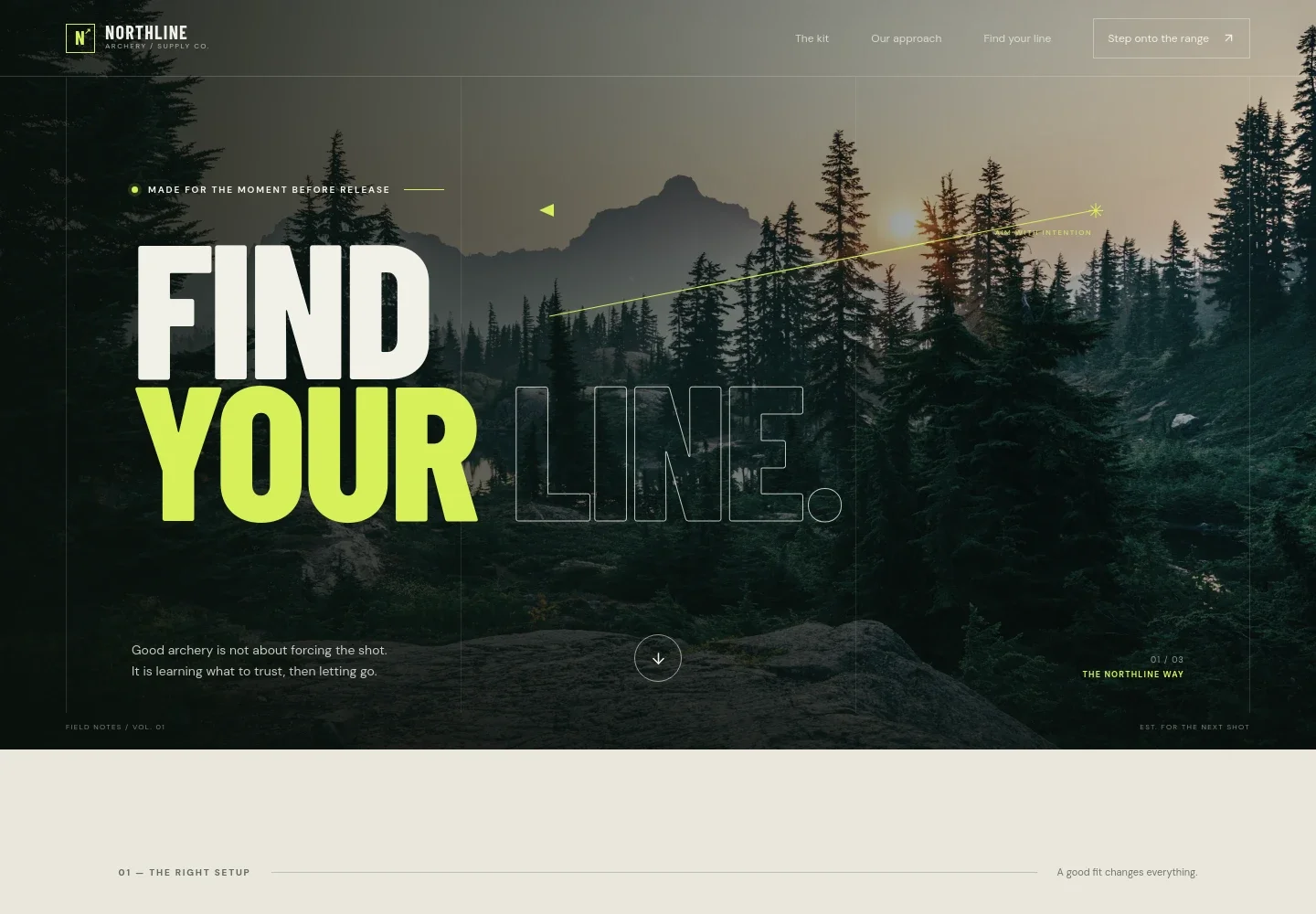 Archery Store Website Template