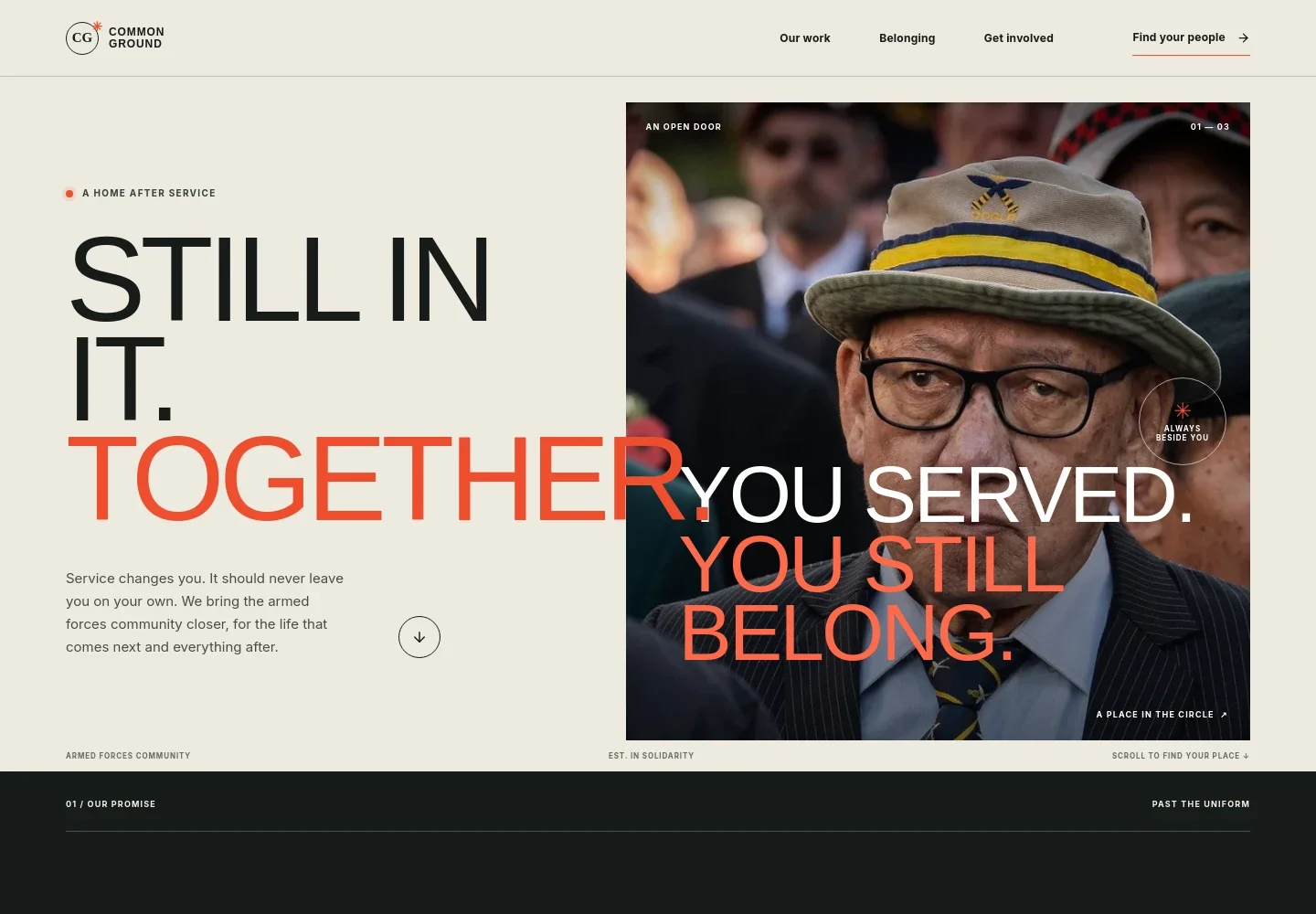 Armed Forces Association Website Template