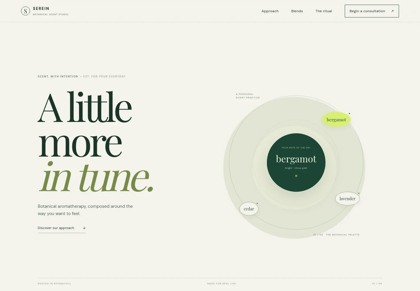 Aromatherapist Website Template